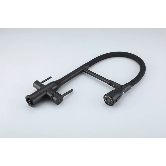 Смеситель для кухни Gappo G4399-76, черный - фото 3