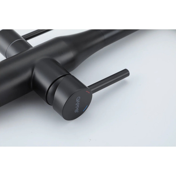 Смеситель для кухни Gappo G4399-76, черный - фото 4