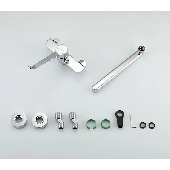 Смеситель для кухни с локтевой (хирургической) ручкой Gappo G4621 - фото 14