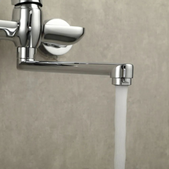 Смеситель для кухни с локтевой (хирургической) ручкой Gappo G4621 - фото 8