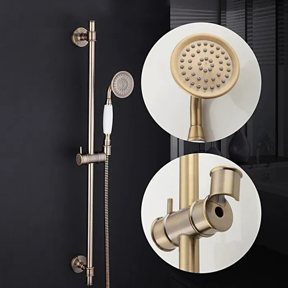 Душевой гарнитур Gappo G8017-4, бронза - фото 6