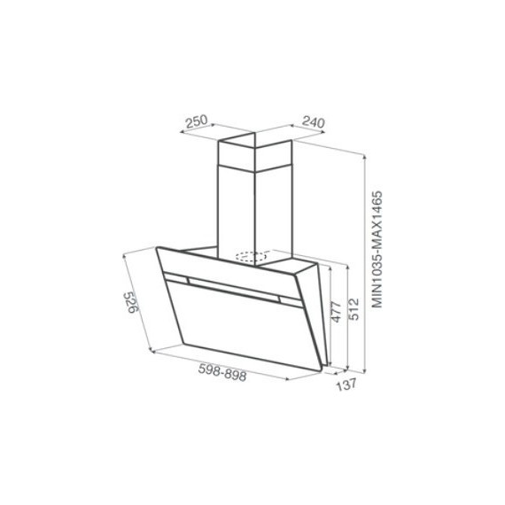 Вытяжка JET AIR VIKI BL/A/60 - фото 3