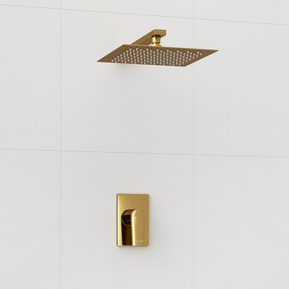 Душевая система для душа WasserKraft Aisch A55180, золото матовое - фото 2