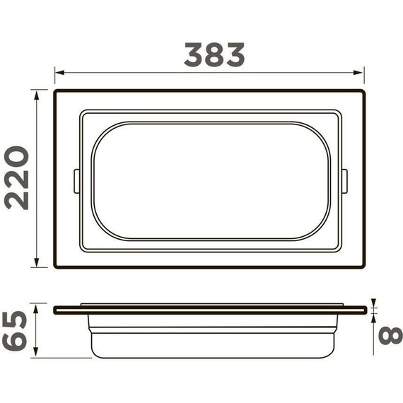 Контейнер для кухонной мойки Omoikiri DC-05 GB 4999091, графит - фото 2