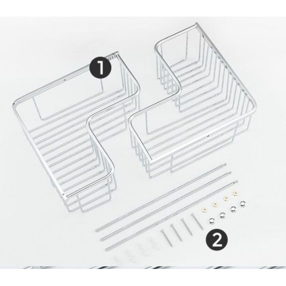 Полка угловая Gappo G332-2 - фото 4