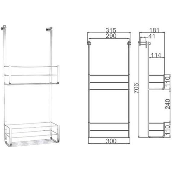 Полка Gappo G333-2 - фото 5
