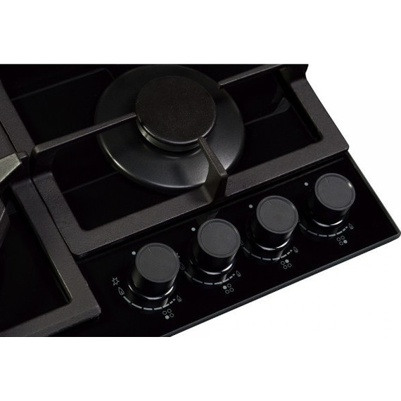 Газовая варочная поверхность Zigmund & Shtain MN 199.61 B (чёрное стекло) - фото 4