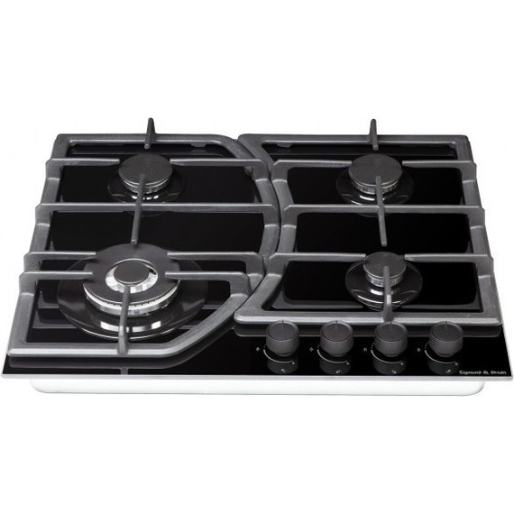 Газовая варочная поверхность Zigmund & Shtain M 27.6 B (чёрное стекло) - фото 3