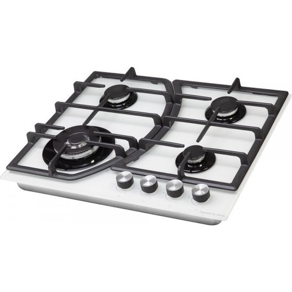 Газовая варочная поверхность Zigmund & Shtain M 27.6 W (белое стекло) - фото 2