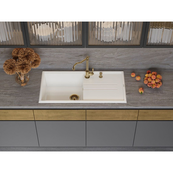 Смеситель для кухни Omoikiri Toshima AB 4994324, античная латунь - фото, картинка 3 Смеситель для кухни Omoikiri Toshima AB 4994324, античная латунь - фото 3