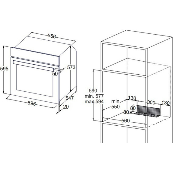 Электрический духовой шкаф Zigmund & Shtain E 147 B - фото 5