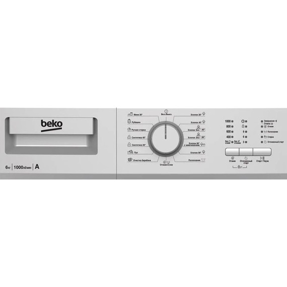 Стиральная машина Beko WRE 65P1 BSS, цвет серый - фото 3