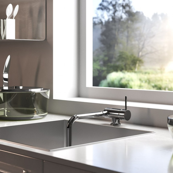 Смеситель для кухни Paini Cox 78CR582KM - фото 3