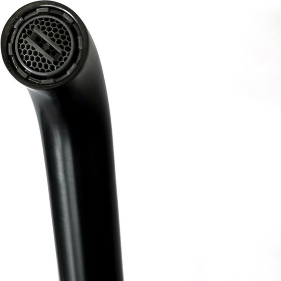 Смеситель для раковины высокий Paini Cox Grip 7GPZ205OLL, черный матовый - фото 6