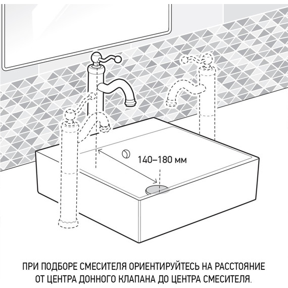 Смеситель для раковины высокий Paini Cox Grip 7GPZ205OLL, черный матовый - фото 7