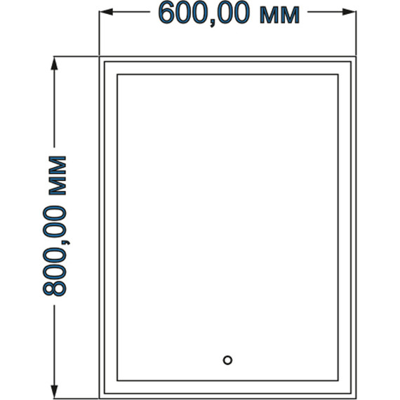 Зеркало Стиль 60 см CS00058006 - фото 3