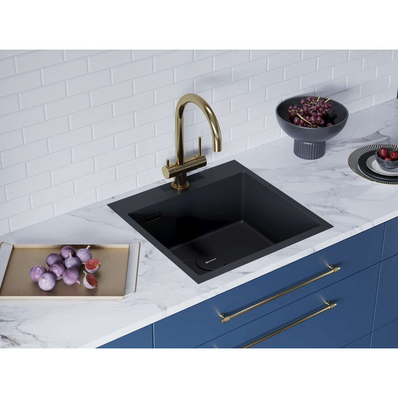 Кухонная мойка Omoikiri Akisame 51 GB 1,2 мм 4997013, графит, Цвет производителя: графит - фото 2