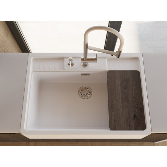 Кухонная мойка Omoikiri Kinokawa 90 WH 4993853, белый, Цвет производителя: белый - фото 2