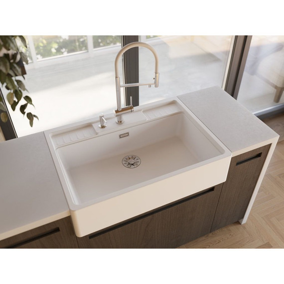 Кухонная мойка Omoikiri Kinokawa 90 WH 4993853, белый, Цвет производителя: белый - фото 4