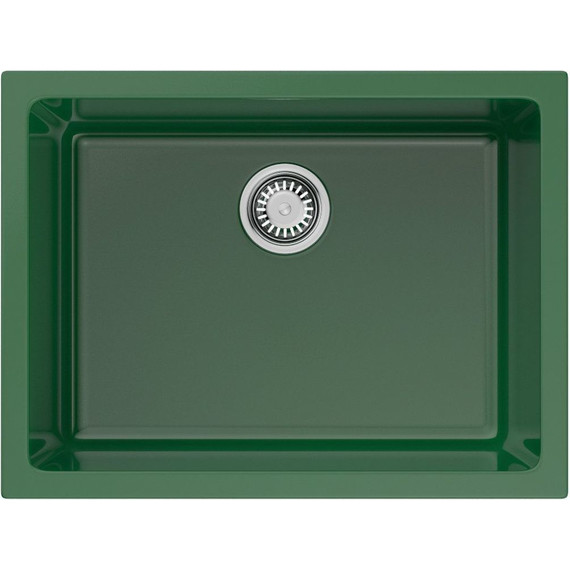 Кухонная мойка Omoikiri Okinoshima 61-U/I RG-Glossy 4911263, royal green глянцевый, Цвет производителя: royal green глянцевый - фото 