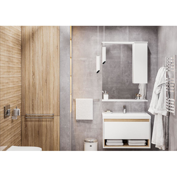 Зеркало-шкаф Mirsant Soho LED 60 см R - фото 4