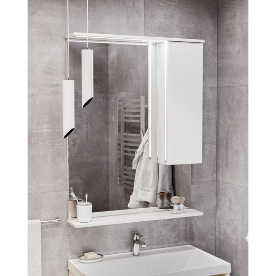 Зеркало-шкаф Mirsant Soho LED 60 см R - фото 5