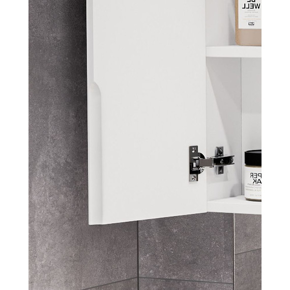 Зеркало-шкаф Mirsant Soho LED 80 см L - фото 6