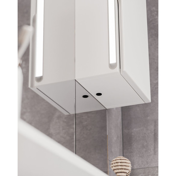 Зеркало-шкаф Mirsant Soho LED 60 см R - фото 7