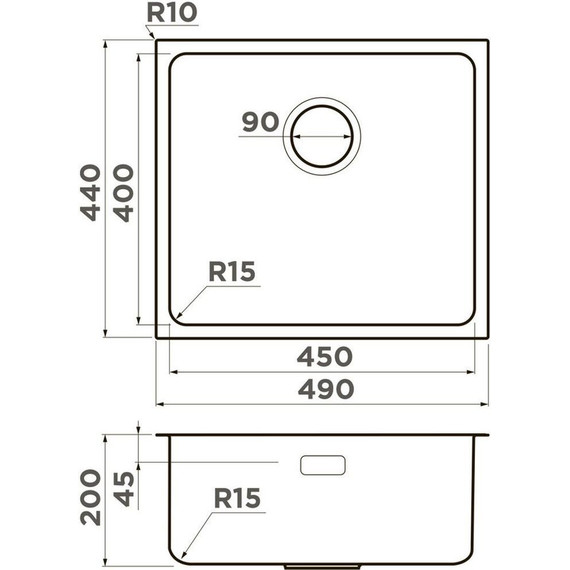 Кухонная мойка Tadzava 49-U/I Ultra 15 IN 1 мм 4997115, Цвет производителя: нержавеющая сталь - фото 2