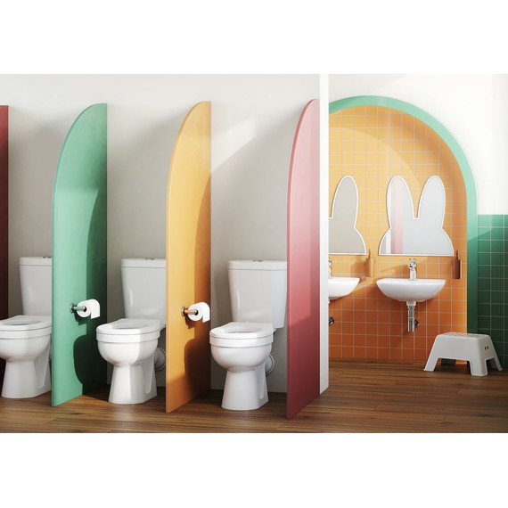 Детский унитаз-компакт Santek Каспер 1.WH50.1.741 - фото 8