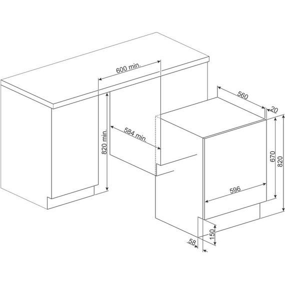 Встраиваемая стиральная машина Smeg LBI147 - фото 2