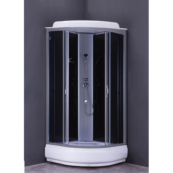 Душевая кабина Loranto 80x80 см CS-6680-25 G, хром/прозрачное - фото 2