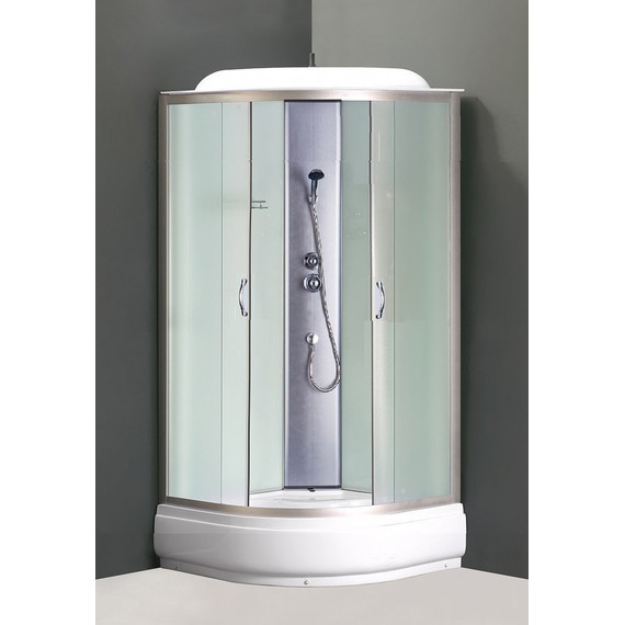 Душевая кабина Loranto 90x90 см CS-6690-25 F, хром/матовое - фото 2