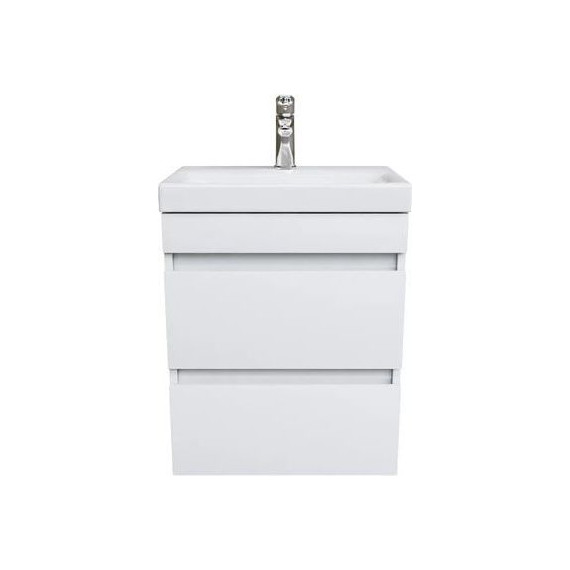 Тумба подвесная с раковиной Iddis Zodiac 50 см ZOD5CB0i95K, белый матовый - фото, картинка 2 Тумба подвесная с раковиной Iddis Zodiac 50 см ZOD5CB0i95K, белый матовый - фото 2