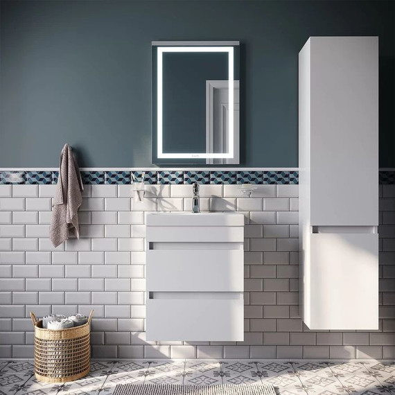 Тумба подвесная с раковиной Iddis Zodiac 50 см ZOD5CB0i95K, белый матовый - фото, картинка 4 Тумба подвесная с раковиной Iddis Zodiac 50 см ZOD5CB0i95K, белый матовый - фото 4