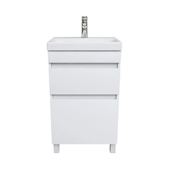 Тумба напольная с раковиной Iddis Zodiac 50 см ZOD5CBFi95K, белый матовый - фото 2