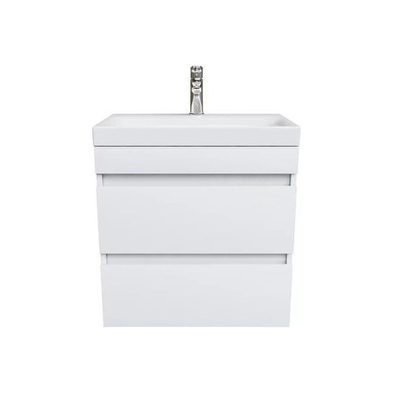 Тумба подвесная с раковиной Iddis Zodiac 60 см ZOD6CB0i95K, белый матовый - фото, картинка 2 Тумба подвесная с раковиной Iddis Zodiac 60 см ZOD6CB0i95K, белый матовый - фото 2