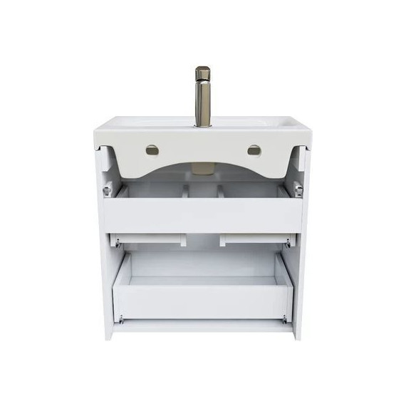 Тумба подвесная с раковиной Iddis Zodiac 60 см ZOD6CB0i95K, белый матовый - фото, картинка 3 Тумба подвесная с раковиной Iddis Zodiac 60 см ZOD6CB0i95K, белый матовый - фото 3