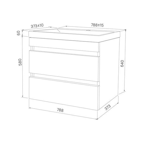 Тумба подвесная с раковиной Iddis Zodiac 80 см ZOD8CB0i95K, белый матовый - фото, картинка 7 Тумба подвесная с раковиной Iddis Zodiac 80 см ZOD8CB0i95K, белый матовый - фото 7