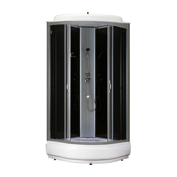 Душевая кабина Loranto 90x90 см CS-6690-25 G, хром/прозрачное - фото 