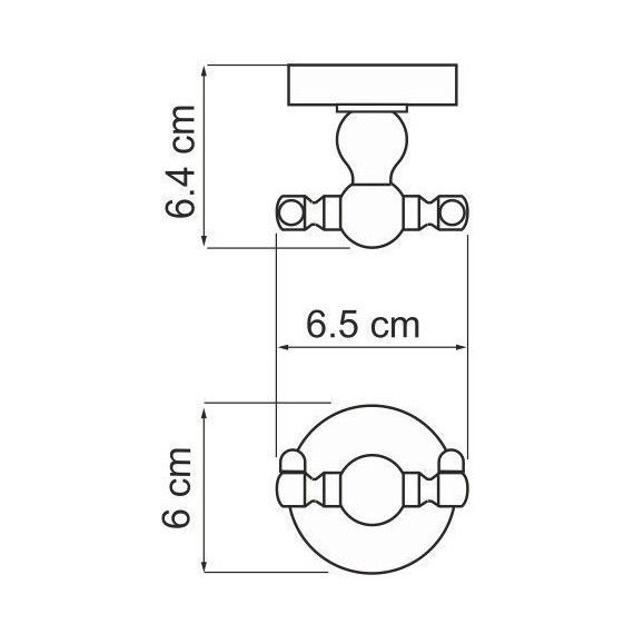 Двойной крючок WasserKraft Diemel K-2223D - фото 4