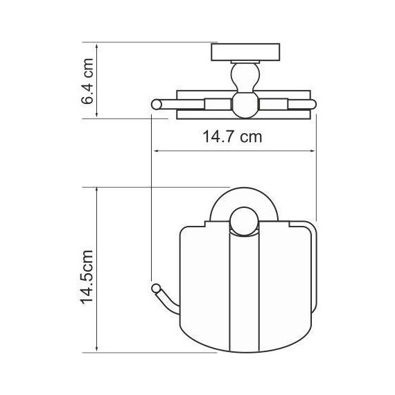 Держатель для туалетной бумаги WasserKraft Diemel K-2225 - фото 4