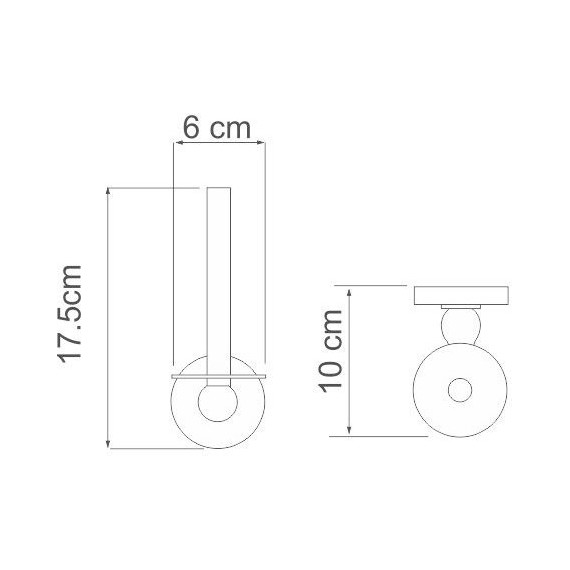 Держатель для туалетной бумаги WasserKraft Diemel K-2297 - фото 4