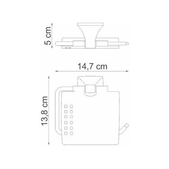 Держатель для туалетной бумаги WasserKraft Wern K-2525 - фото 3