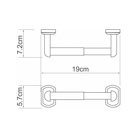 Держатель для туалетной бумаги WasserKraft Oder K-3022 - фото 3