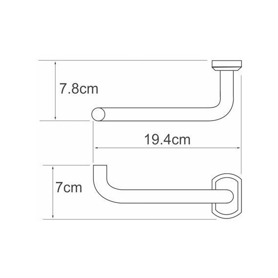 Держатель для туалетной бумаги WasserKraft Oder K-3096 - фото 3