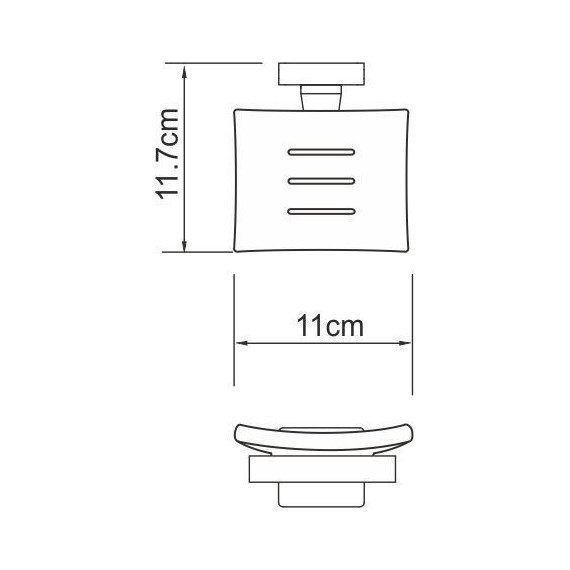 Мыльница WasserKraft Dill K-3929 - фото 3