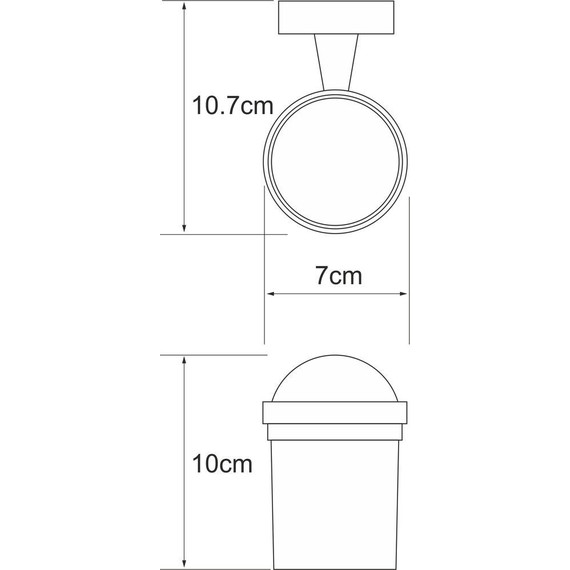 Стакан для зубных щеток WasserKraft Isen K-4028 - фото 3