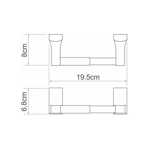 Держатель для туалетной бумаги WasserKraft Leine K-5022 - фото 3