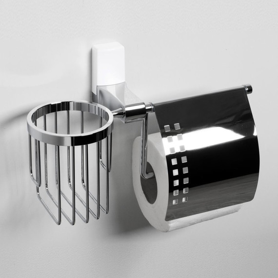 Держатель для туалетной бумаги и освежителя WasserKraft Leine K-5059W - фото 2